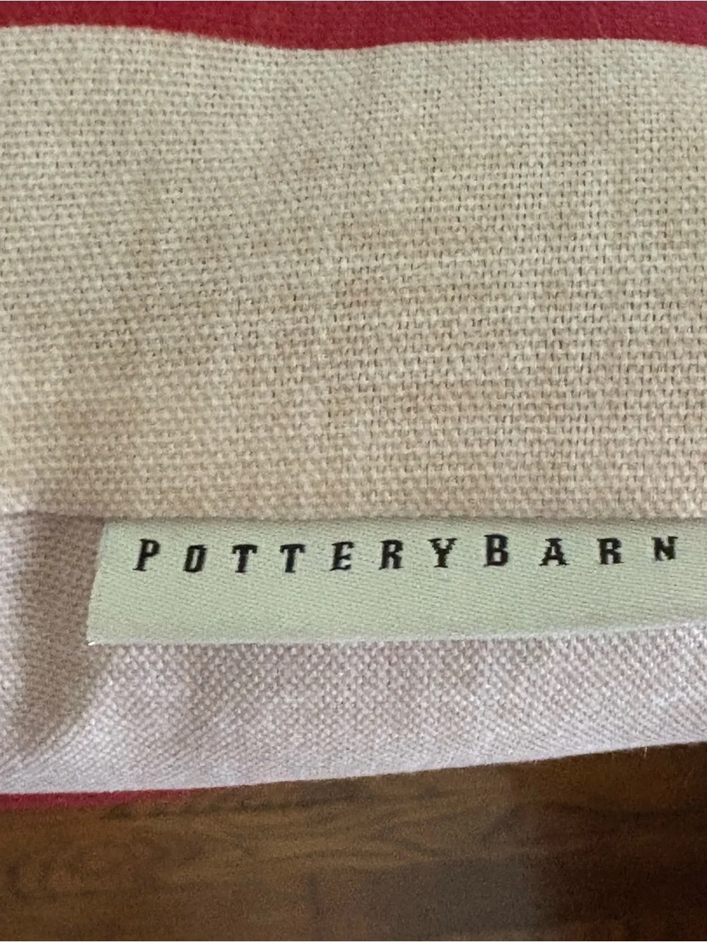 Pottery Barn American Flag Indoor/Outdoor Pillow 22”